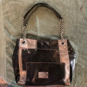 Nine West grey and black bag